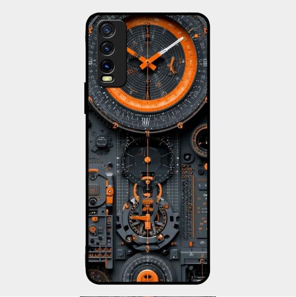 Mechanical Timepiece Glass Phone Cover Vivo Y20T