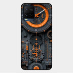 Mechanical Timepiece Glass Phone Cover Vivo Y21A