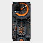 Mechanical Timepiece Glass Phone Cover Vivo Y21E