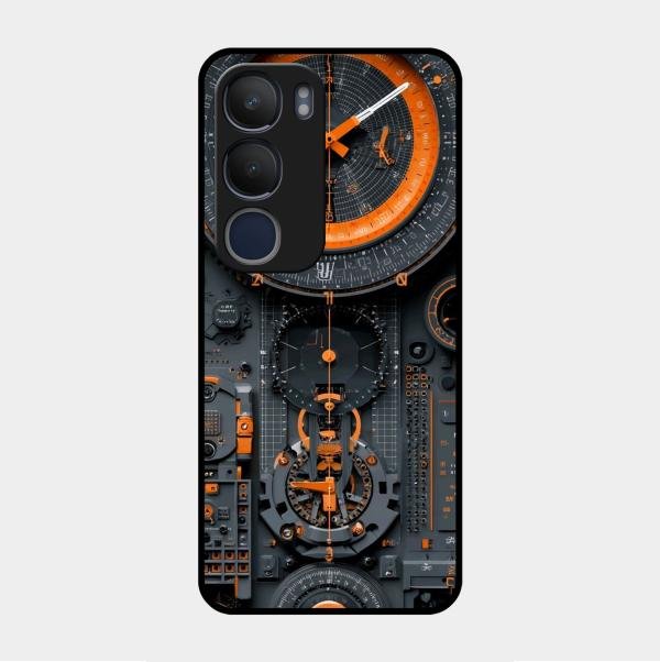 Mechanical Timepiece Glass Phone Cover Vivo Y29 5G