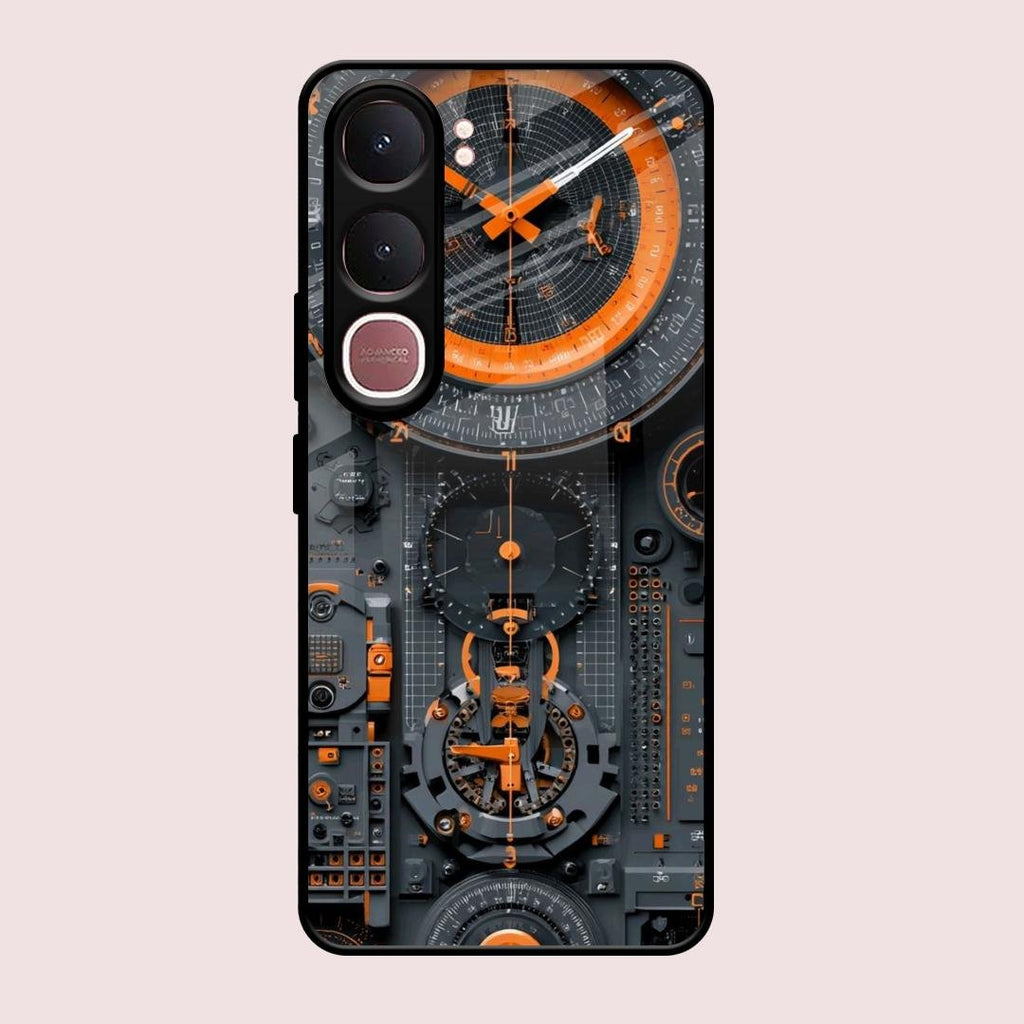 Mechanical Timepiece Glass Phone Cover Vivo Y31 5G