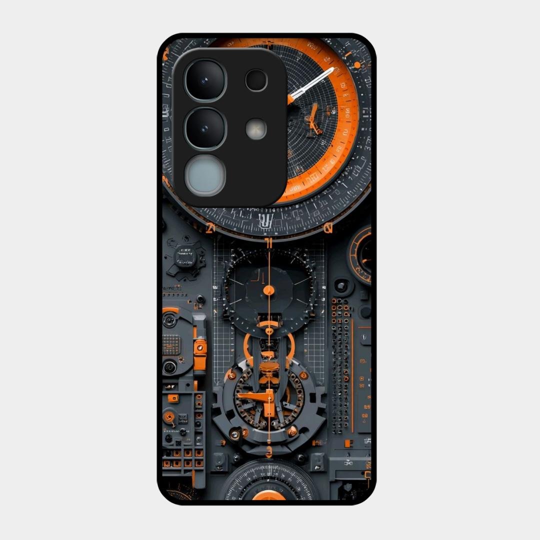 Mechanical Timepiece Glass Phone Cover Vivo Y31 Pro 5G