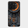 Mechanical Timepiece Glass Phone Cover Vivo Y36