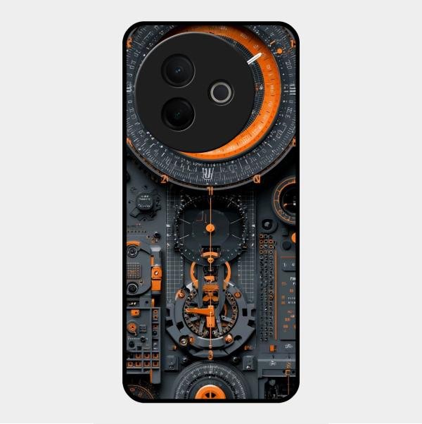 Mechanical Timepiece Glass Phone Cover Vivo Y39 5G