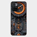 Mechanical Timepiece Glass Phone Cover Xiaomi Redmi 10 Prime
