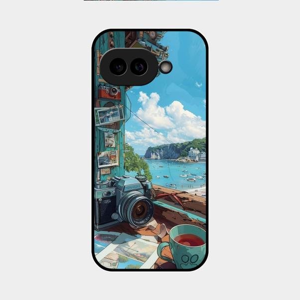 Memoirs in Color Glass Case Cover For Google Pixel 9A 5G