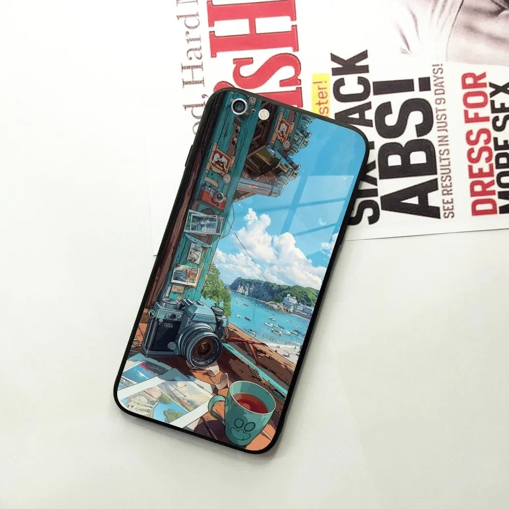 Memoirs in Color Glass Case Cover For iPhone - ShopOnCliQ