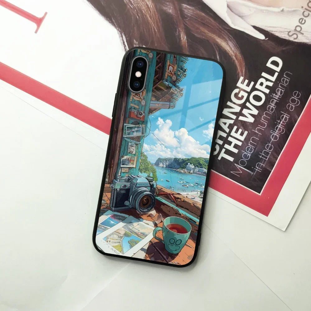Memoirs in Color Glass Case Cover For iPhone - ShopOnCliQ