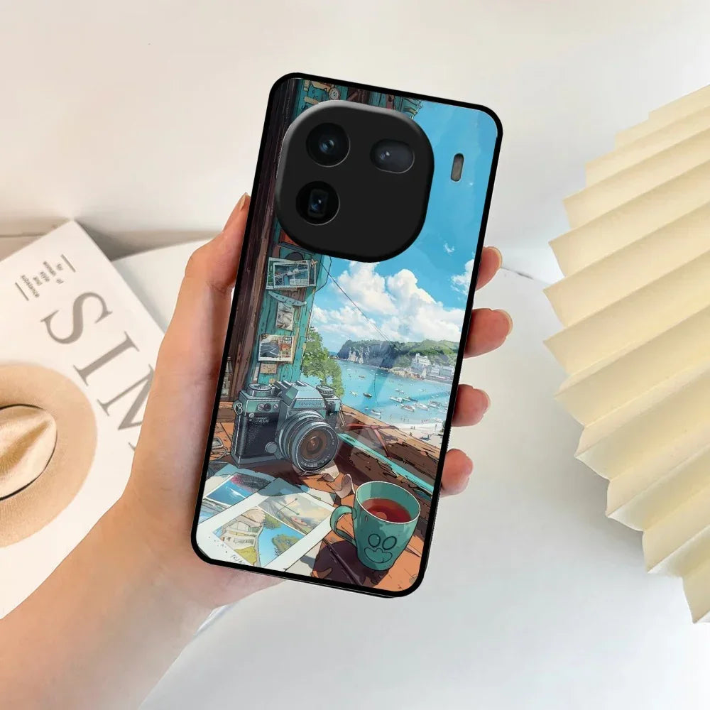 Memoirs in Color Glass Case Cover For Vivo - ShopOnCliQ