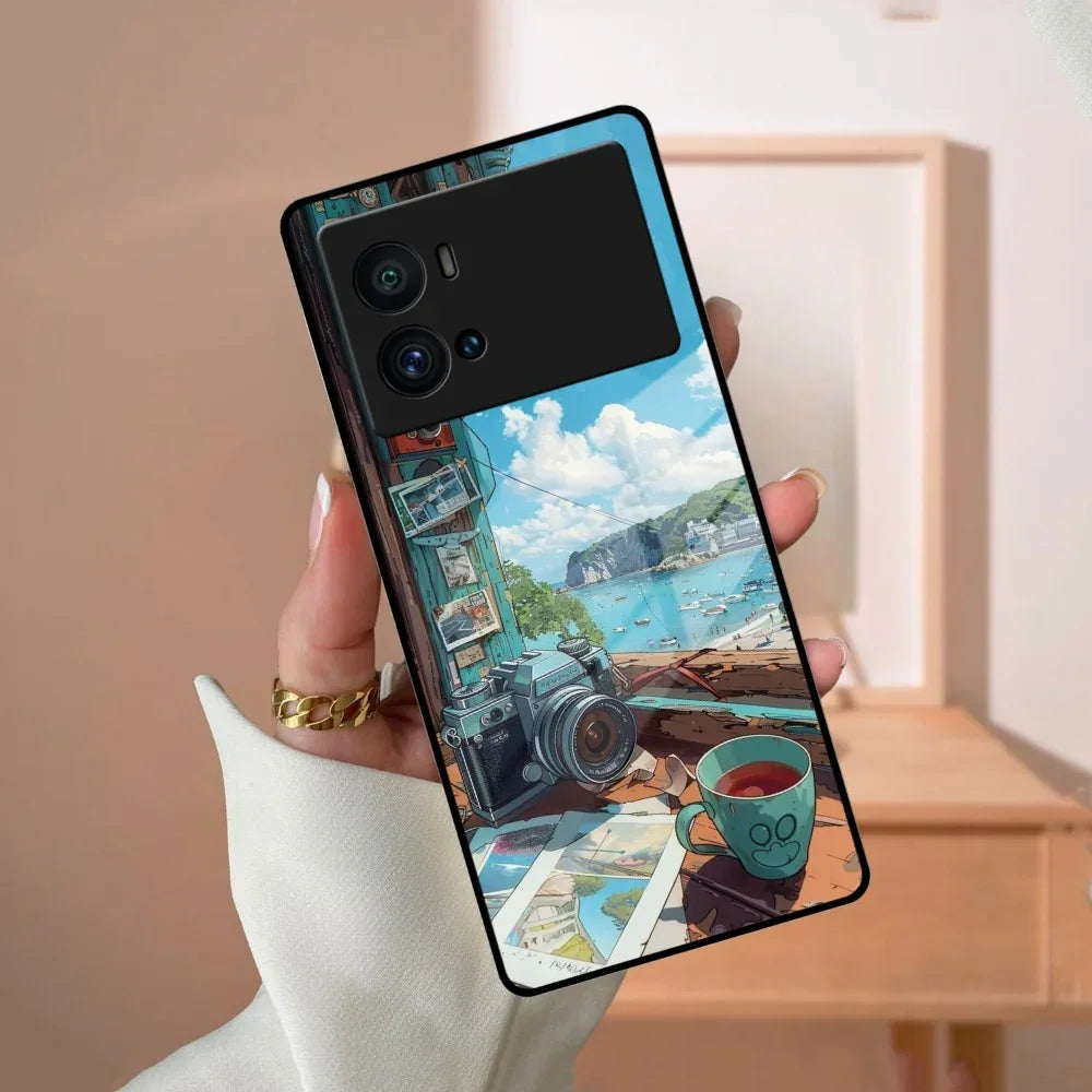 Memoirs in Color Glass Case Cover For Vivo - ShopOnCliQ