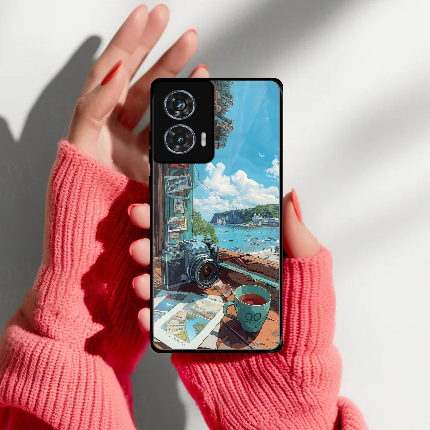 Memoirs in Color Glass Case Cover For Motorola