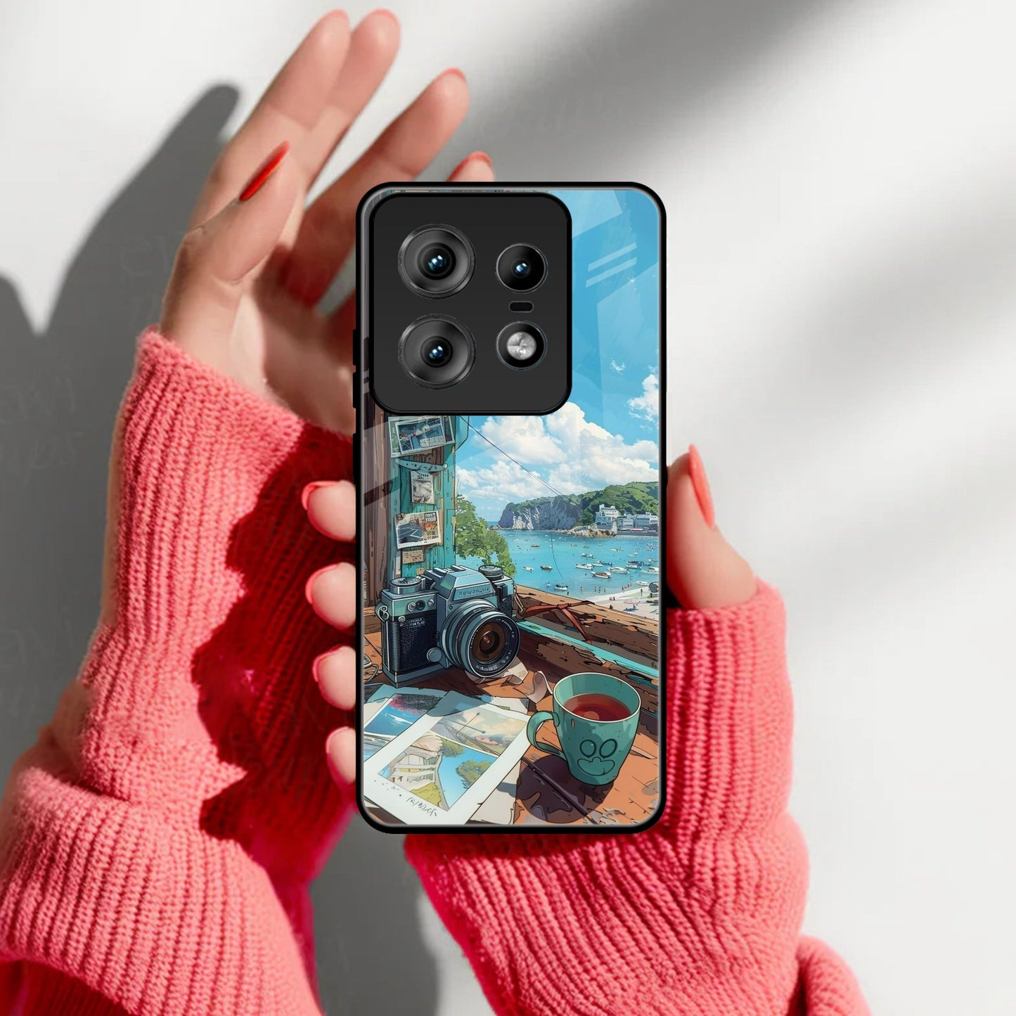 Memoirs in Color Glass Case Cover For Motorola