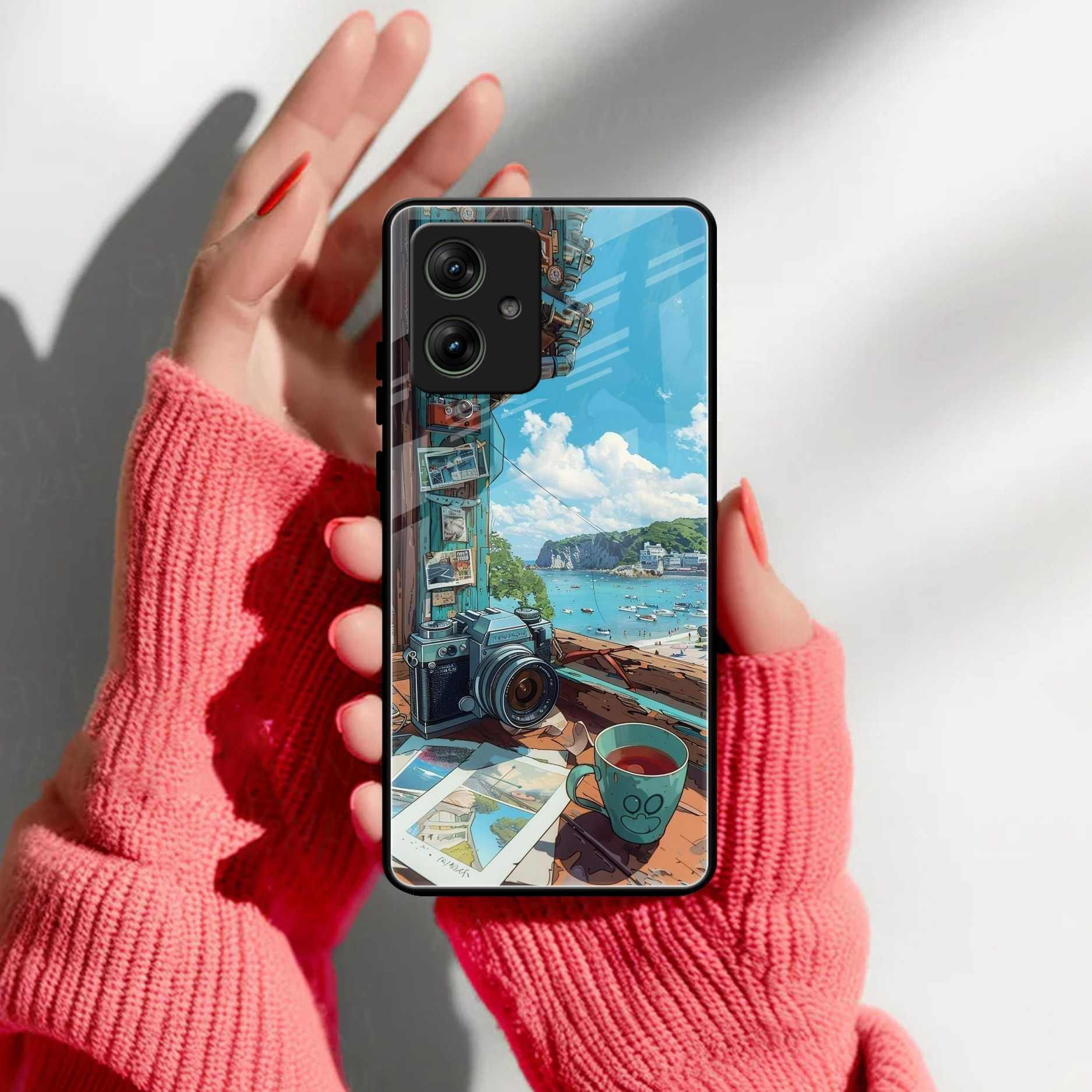 Memoirs in Color Glass Case Cover For Motorola