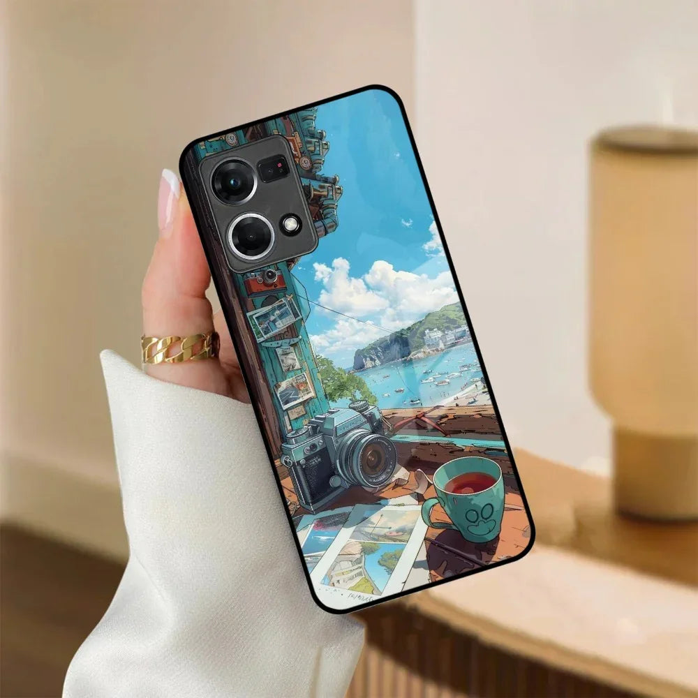 Memoirs in Color Glass Case Cover For Oppo - ShopOnCliQ