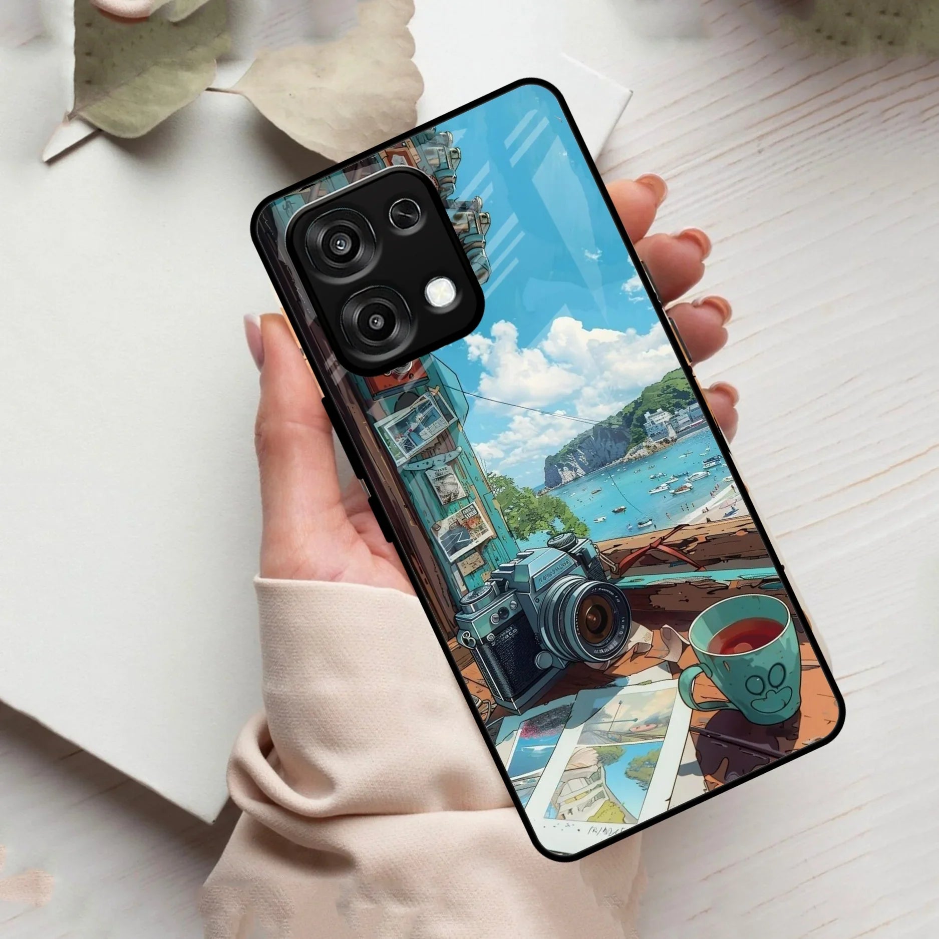 Memoirs in Color Glass Case Cover For Oppo