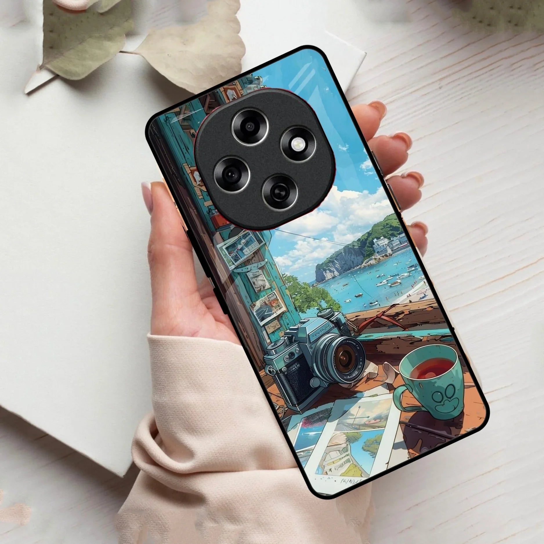 Memoirs in Color Glass Case Cover For Oppo