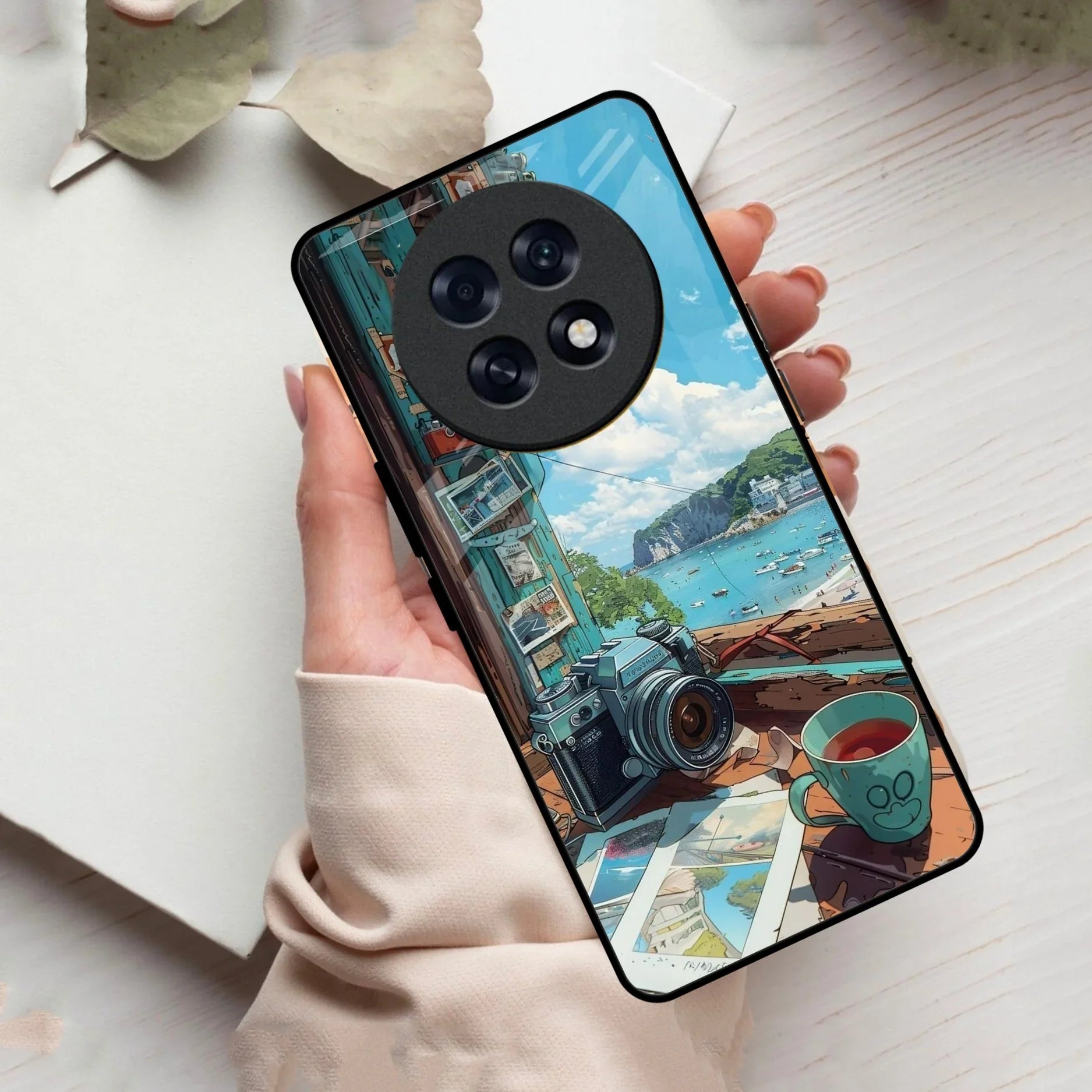 Memoirs in Color Glass Case Cover For Oppo