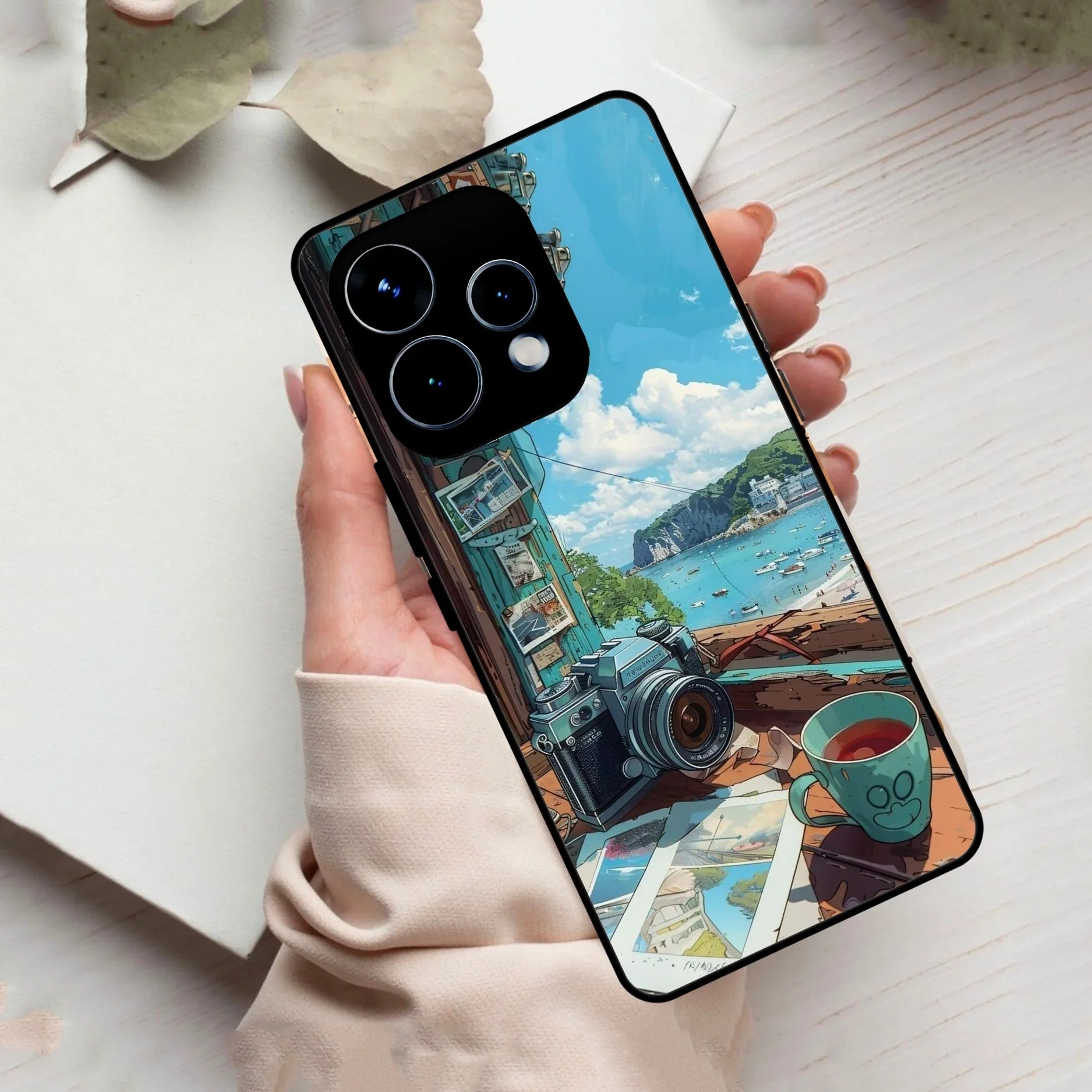 Memoirs in Color Glass Case Cover For Oppo