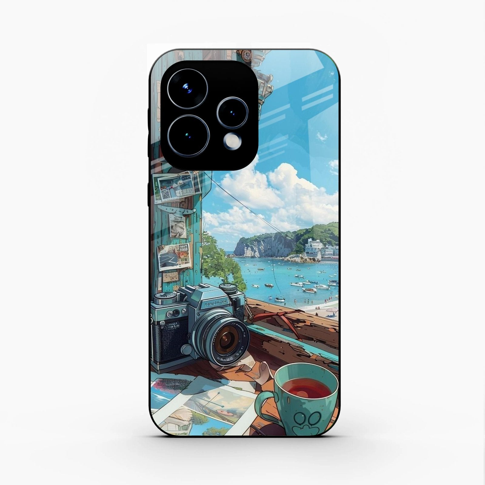 Memoirs in Color Glass Case Cover For Oppo Reno 15 5G