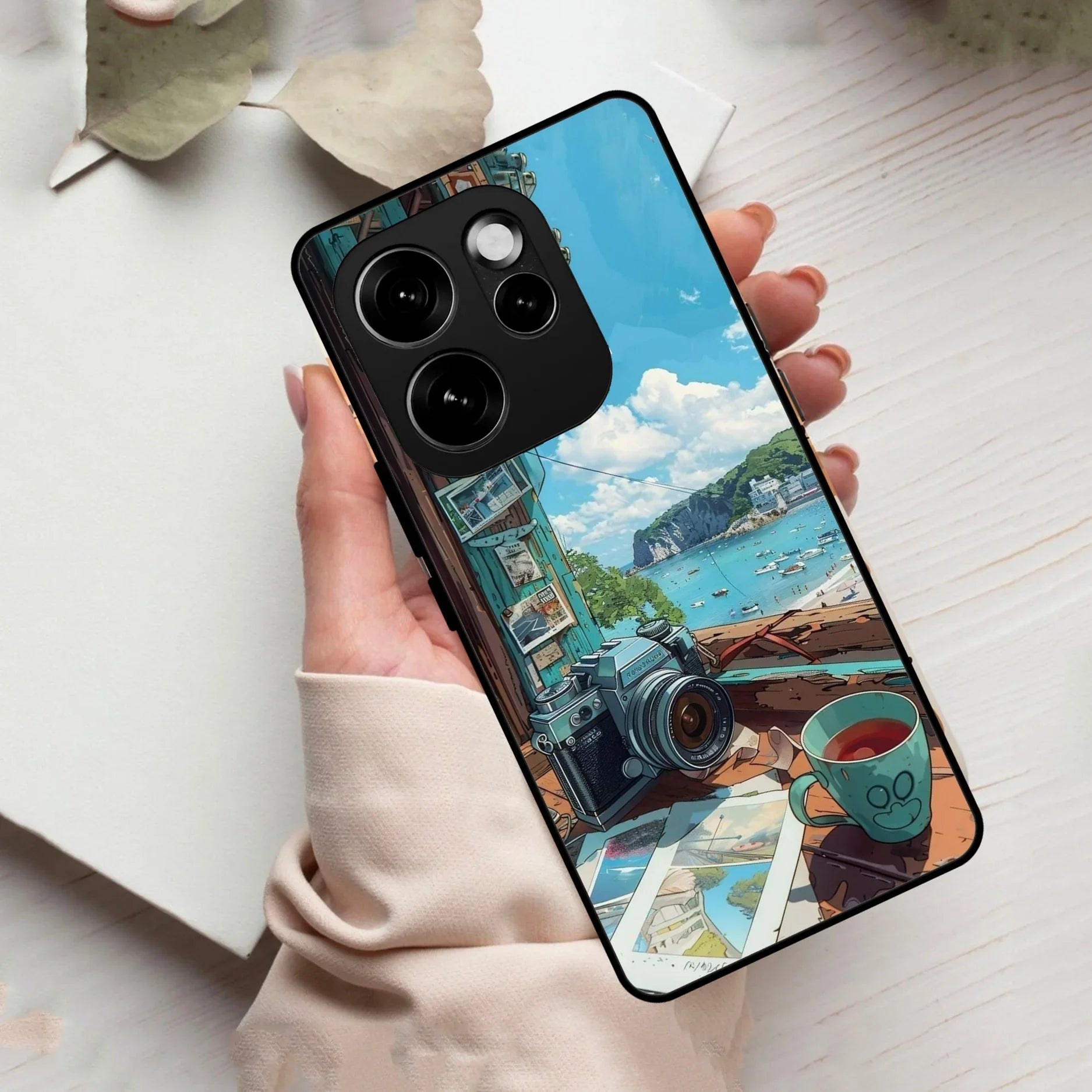 Memoirs in Color Glass Case Cover For Oppo