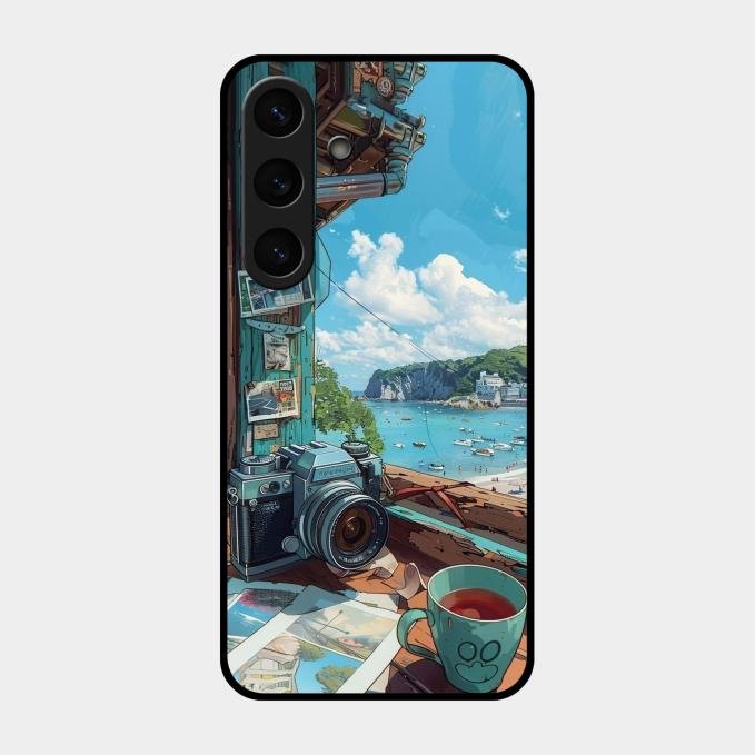 Memoirs in Color Glass Case Cover For Samsung Galaxy S25 Plus 5G
