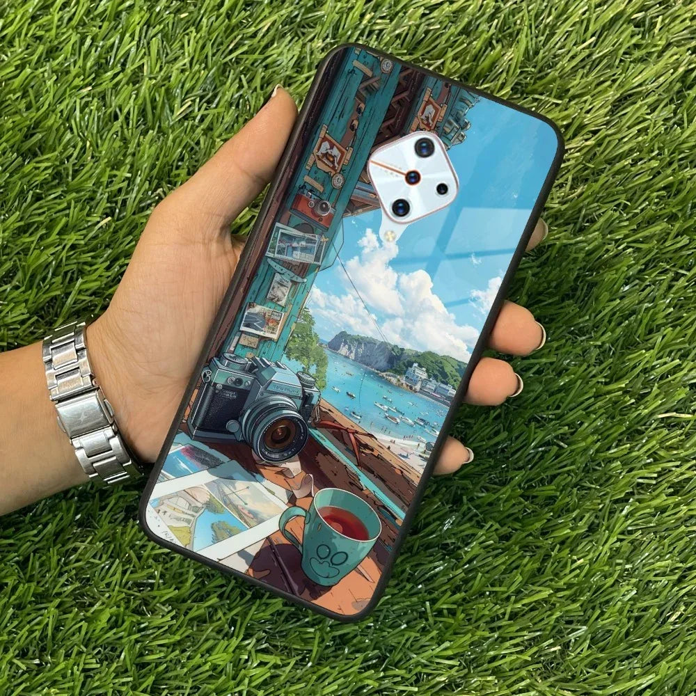 Memoirs in Color Glass Case Cover For Vivo - ShopOnCliQ