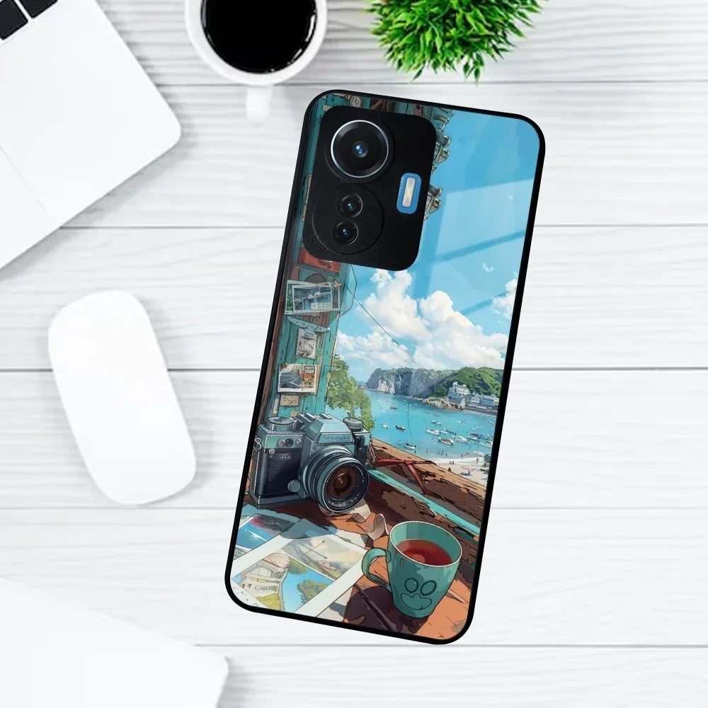 Memoirs in Color Glass Case Cover For Vivo - ShopOnCliQ