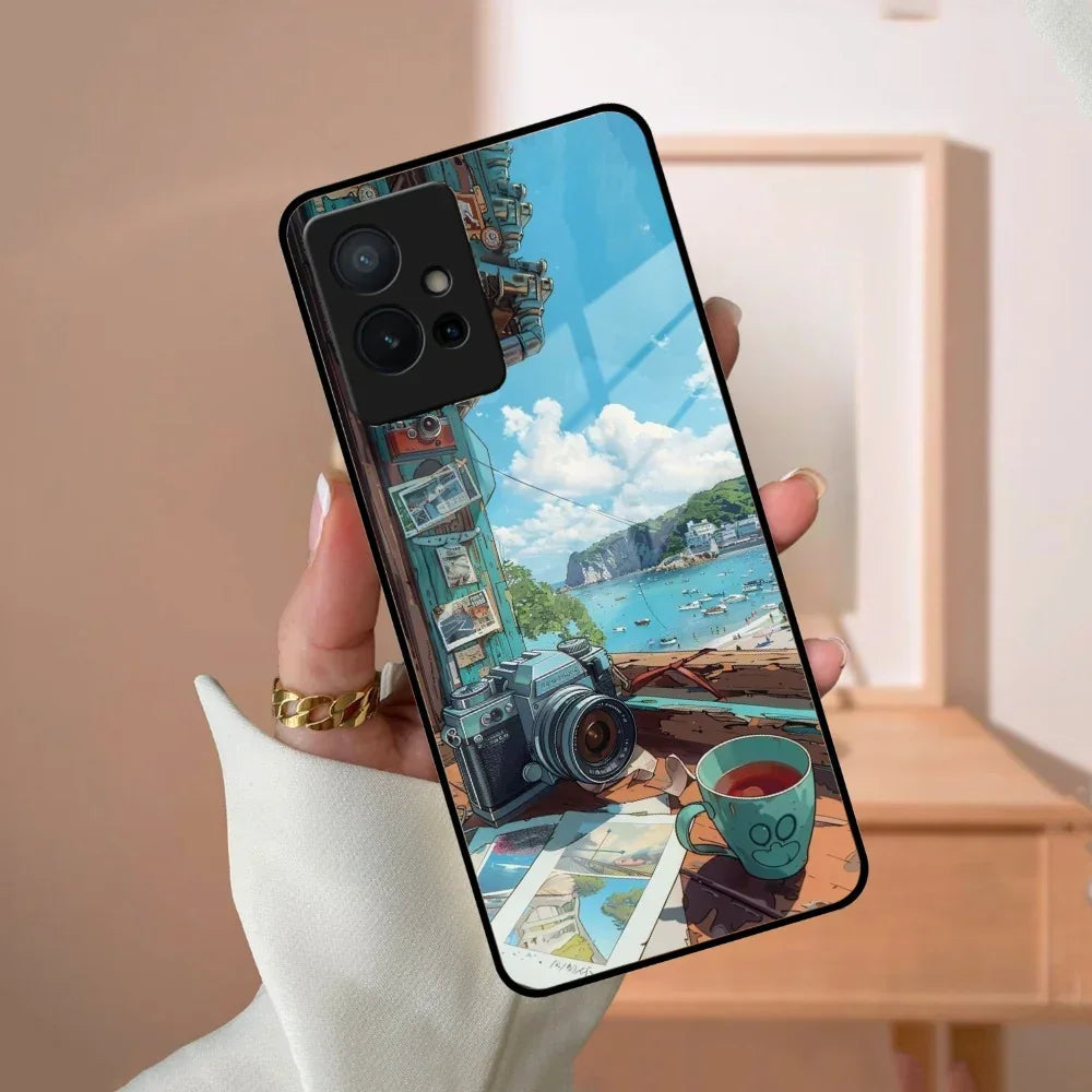 Memoirs in Color Glass Case Cover For Vivo - ShopOnCliQ