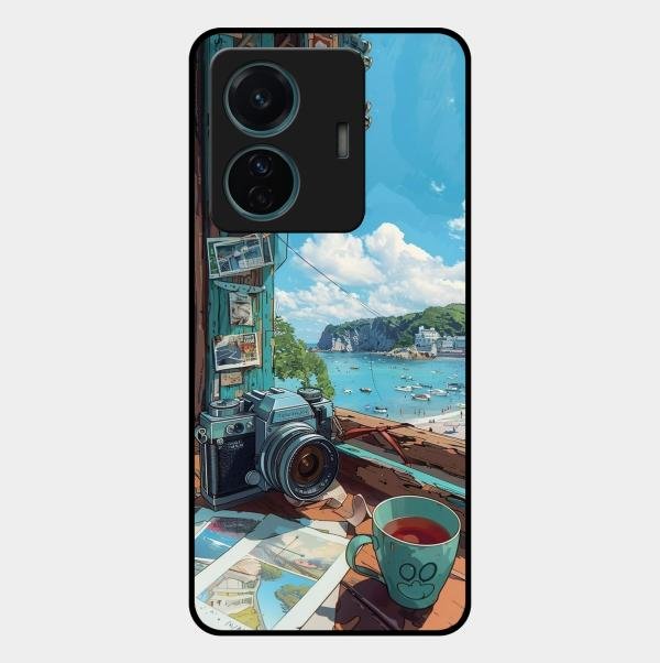 Memoirs in Color Glass Case Cover For Vivo T1 Pro 5G