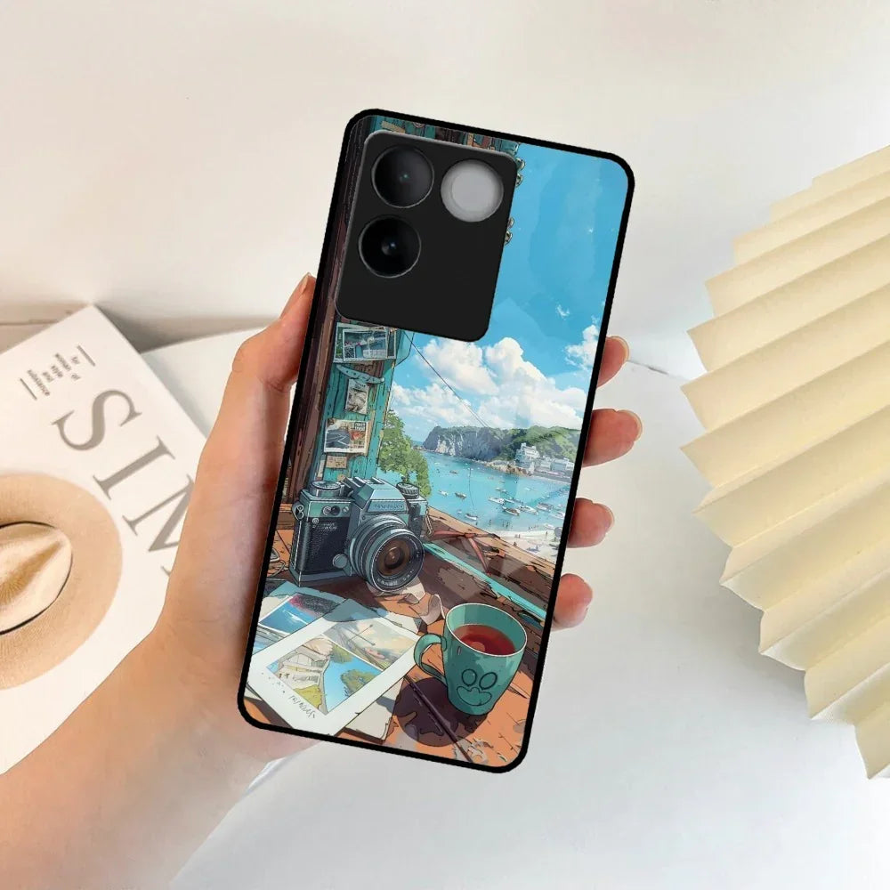 Memoirs in Color Glass Case Cover For Vivo - ShopOnCliQ