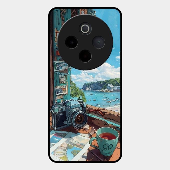 Memoirs in Color Glass Case Cover For Vivo T4 5G