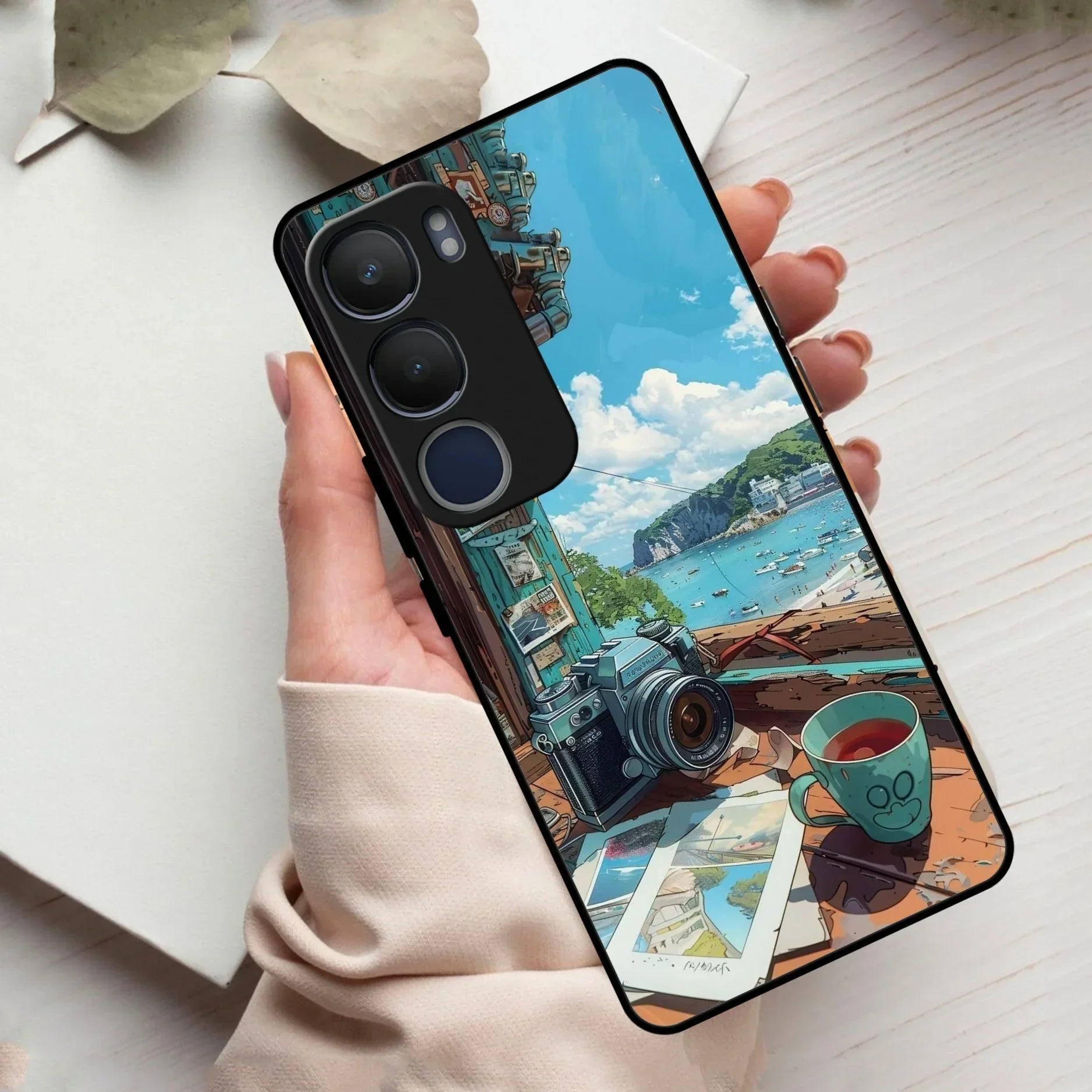 Memoirs in Color Glass Case Cover For Vivo - ShopOnCliQ