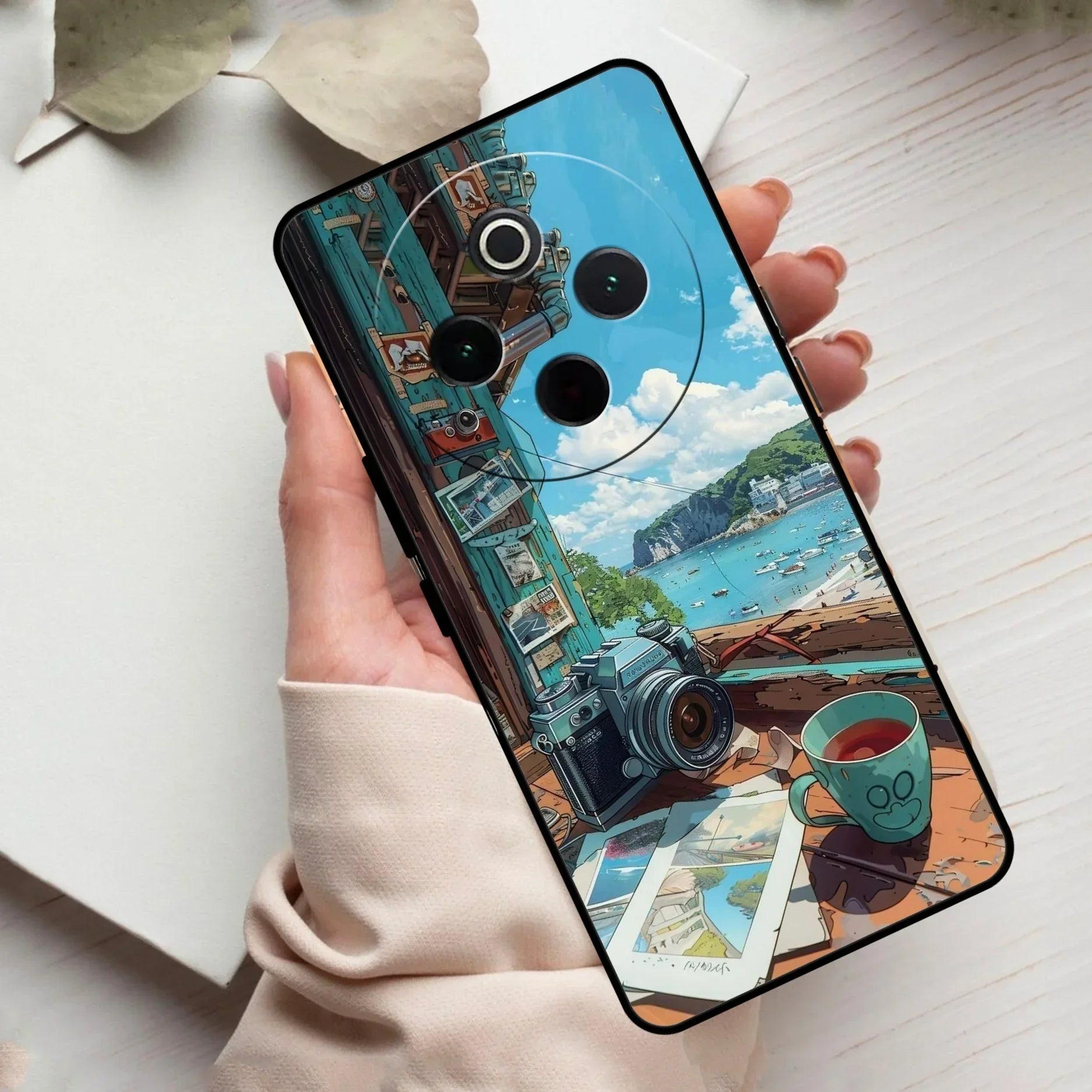 Memoirs in Color Glass Case Cover For Vivo - ShopOnCliQ