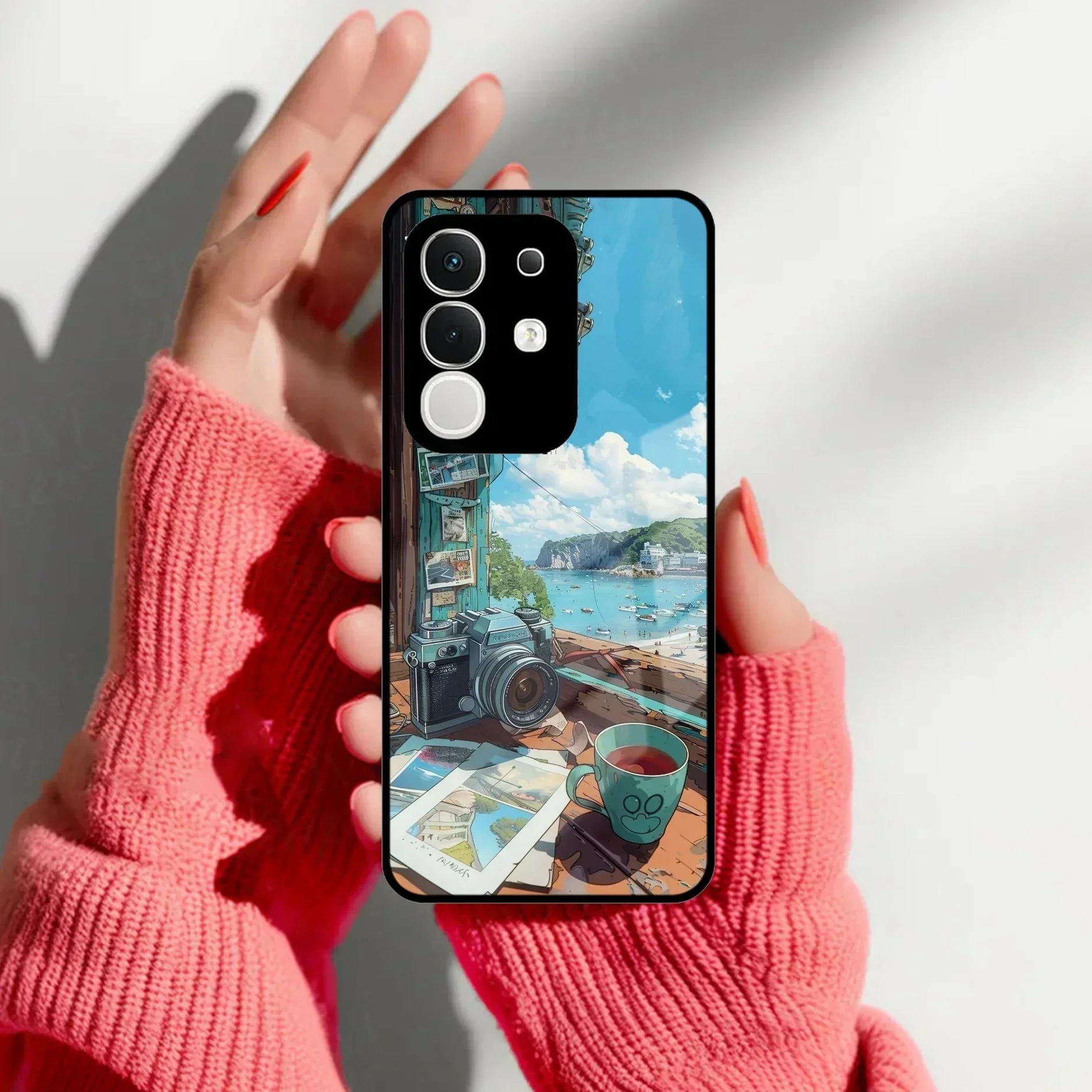 Memoirs in Color Glass Case Cover For Vivo - ShopOnCliQ