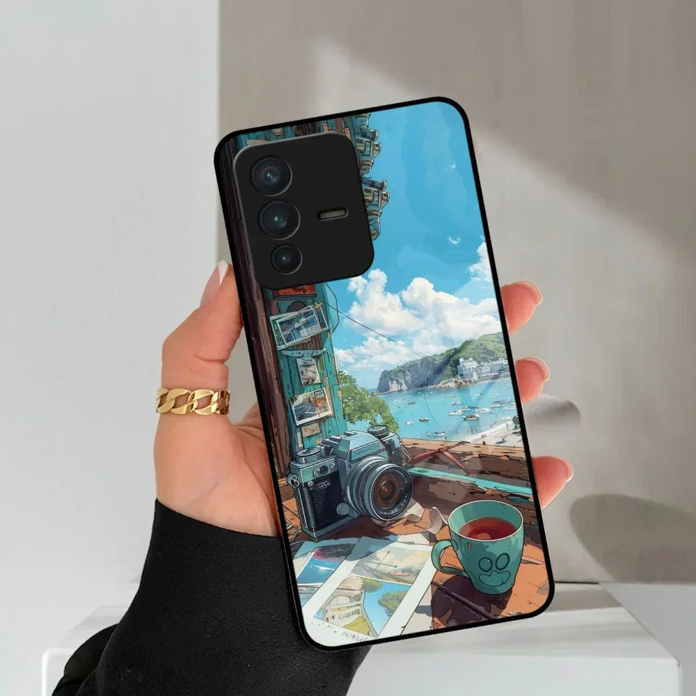 Memoirs in Color Glass Case Cover For Vivo - ShopOnCliQ