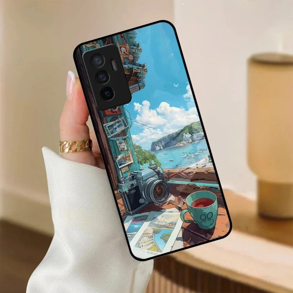 Memoirs in Color Glass Case Cover For Vivo - ShopOnCliQ