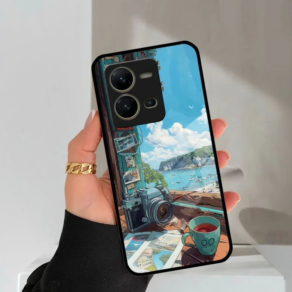 Memoirs in Color Glass Case Cover For Vivo - ShopOnCliQ