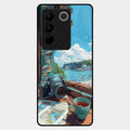 Memoirs in Color Glass Case Cover For Vivo V27 5G