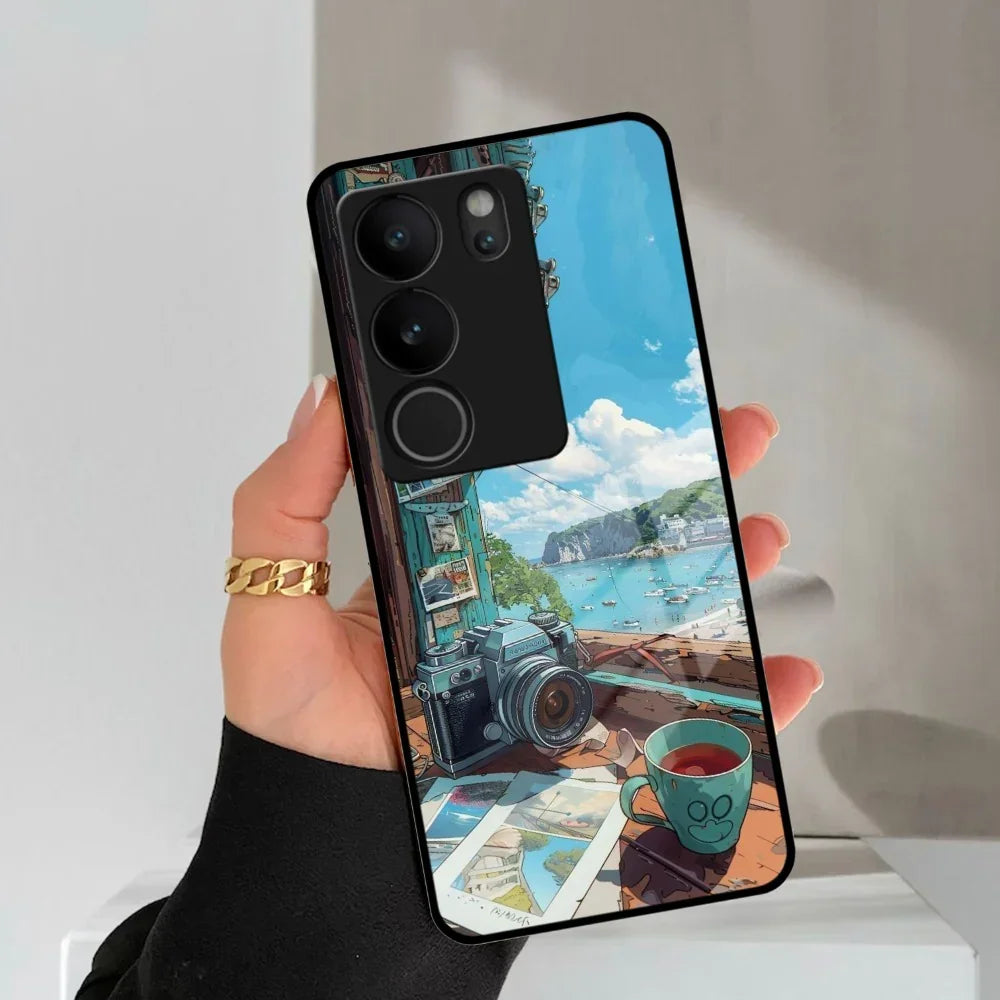 Memoirs in Color Glass Case Cover For Vivo - ShopOnCliQ