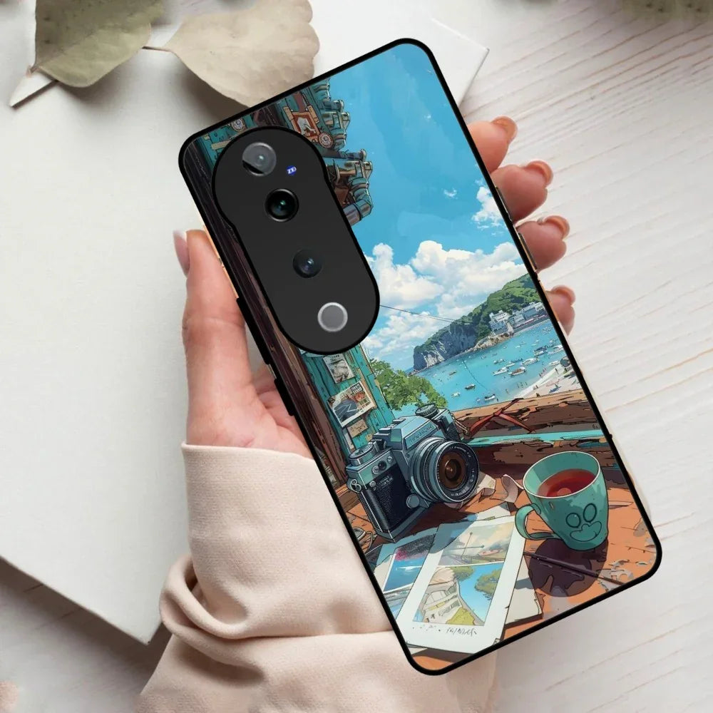 Memoirs in Color Glass Case Cover For Vivo - ShopOnCliQ