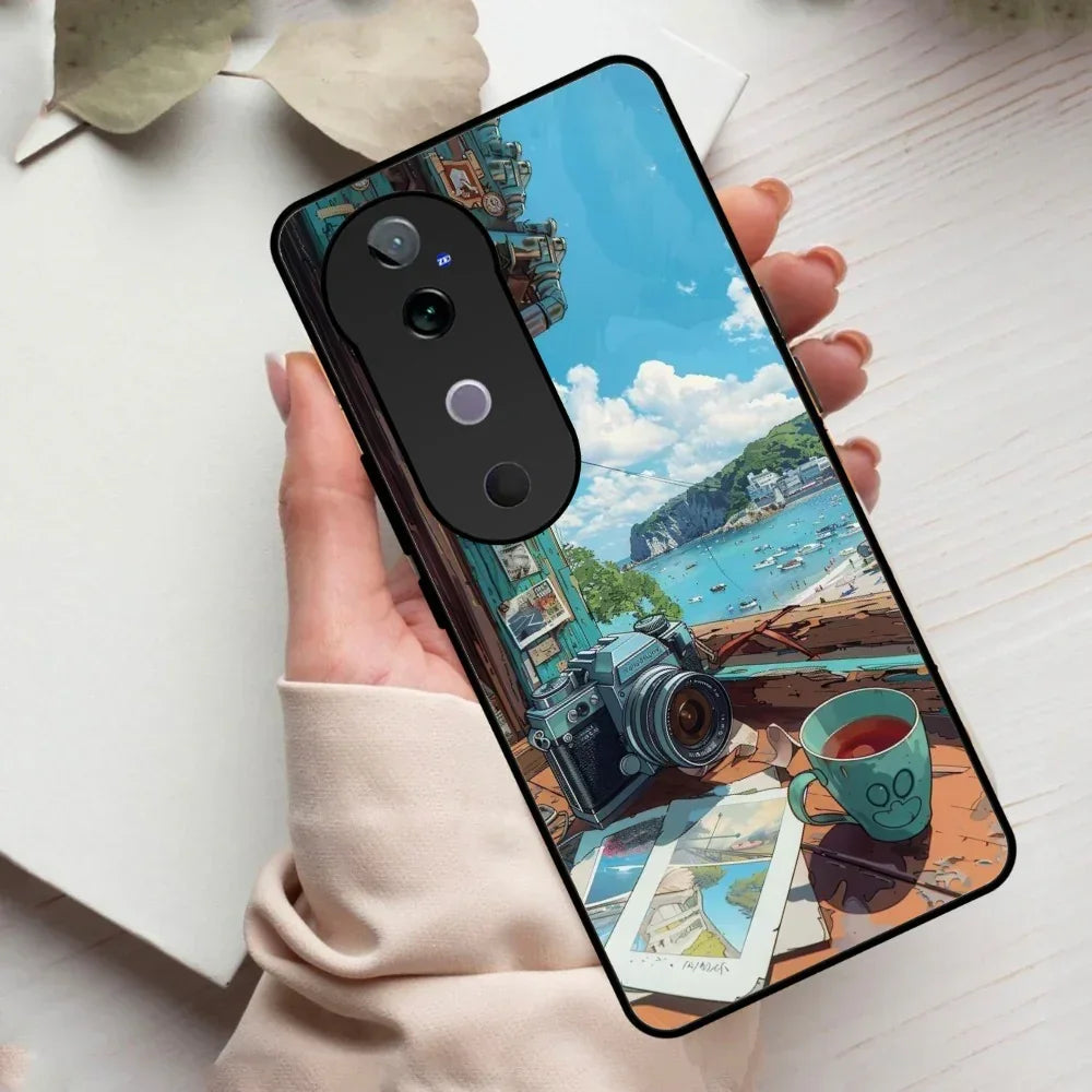 Memoirs in Color Glass Case Cover For Vivo - ShopOnCliQ