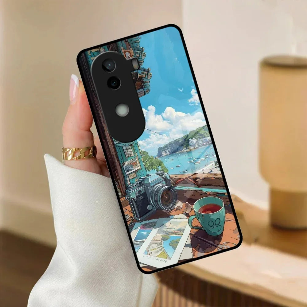 Memoirs in Color Glass Case Cover For Vivo - ShopOnCliQ