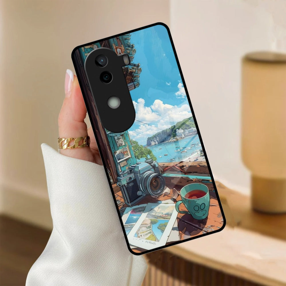 Memoirs in Color Glass Case Cover For iQOO