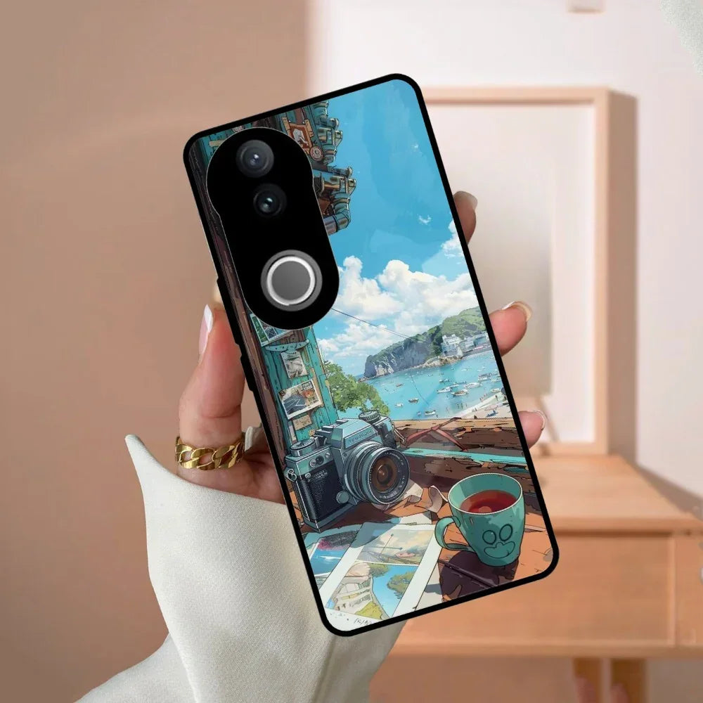 Memoirs in Color Glass Case Cover For Vivo - ShopOnCliQ