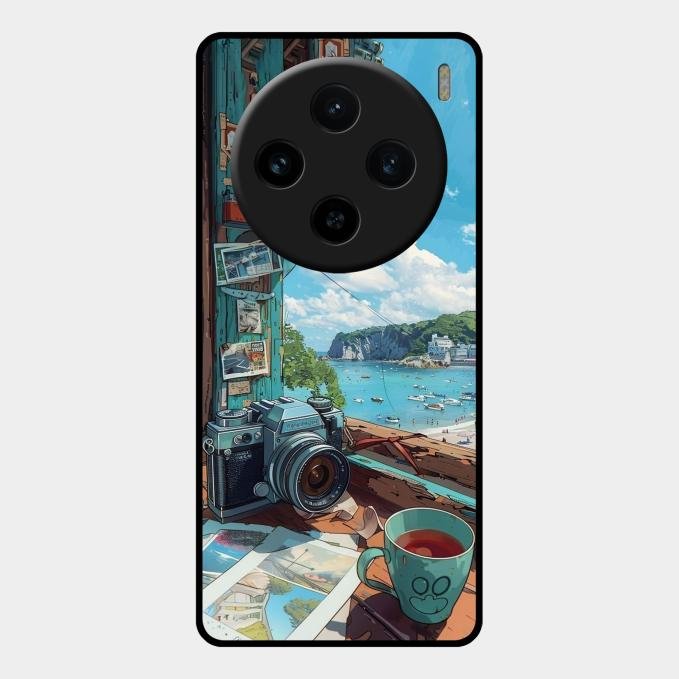 Memoirs in Color Glass Case Cover For Vivo X100 5G