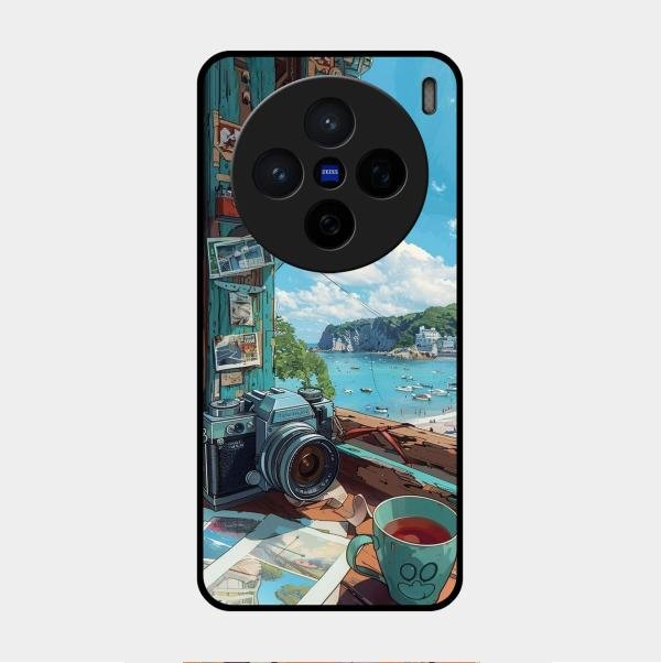 Memoirs in Color Glass Case Cover For Vivo X200 5G