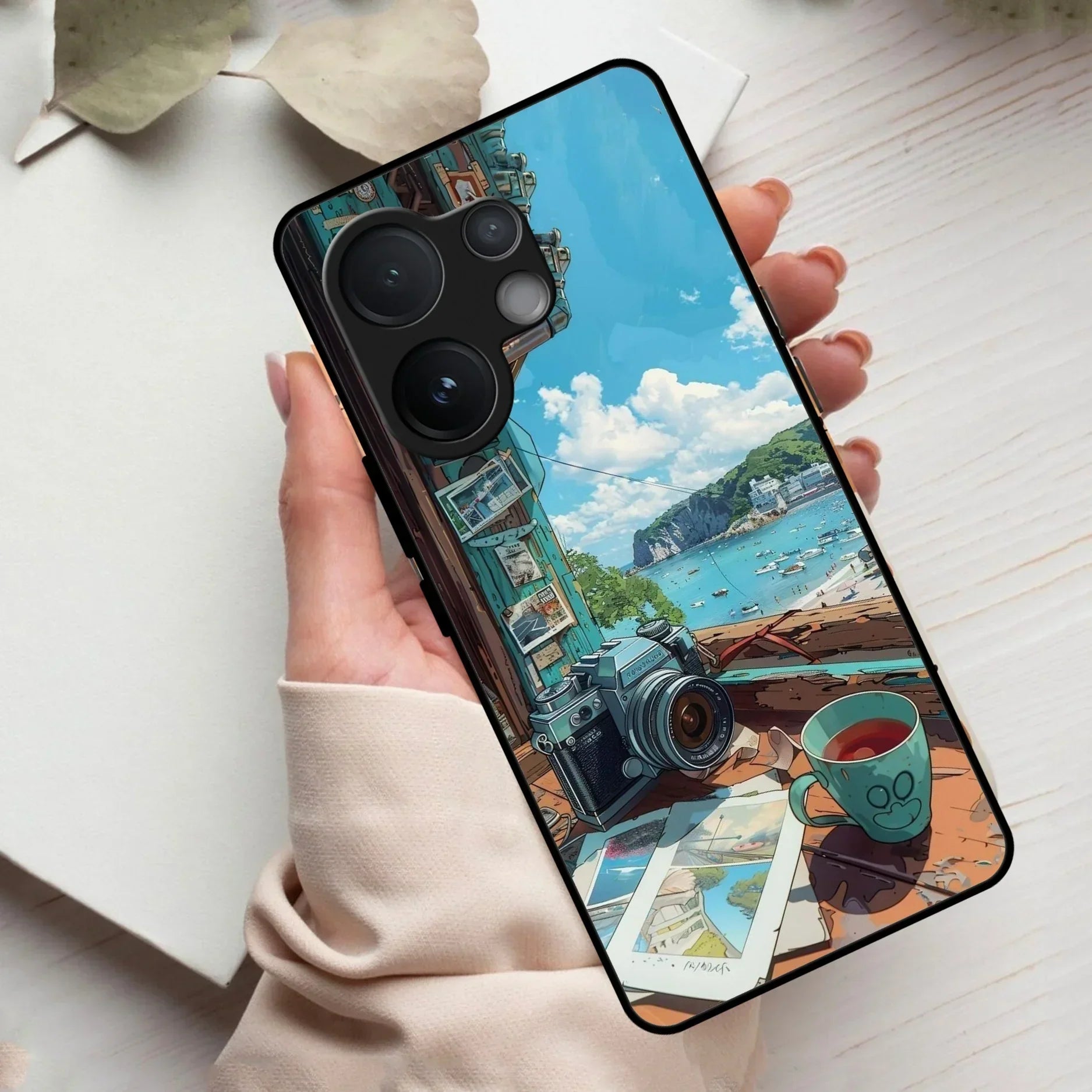 Memoirs in Color Glass Case Cover For Vivo - ShopOnCliQ