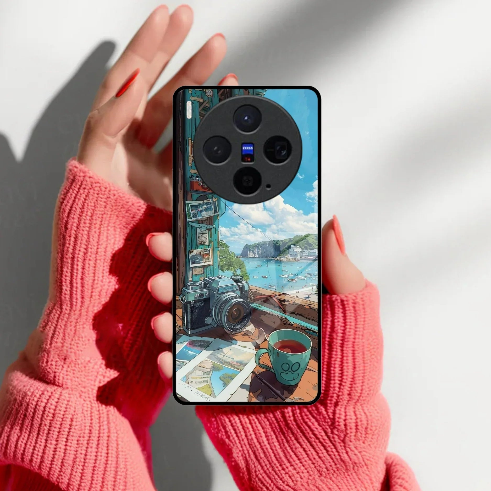 Memoirs in Color Glass Case Cover For Vivo