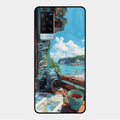 Memoirs in Color Glass Case Cover For Vivo X60 5G