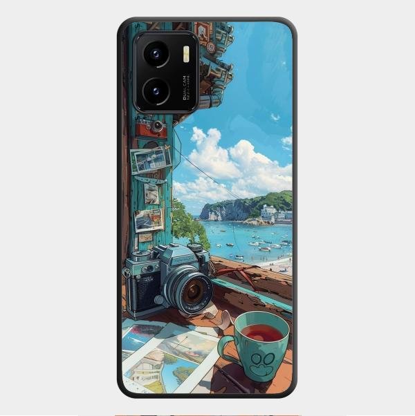 Memoirs in Color Glass Case Cover For Vivo Y01